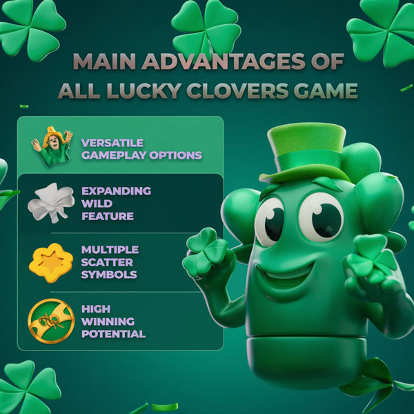 All Lucky Clovers slot machine gameplay